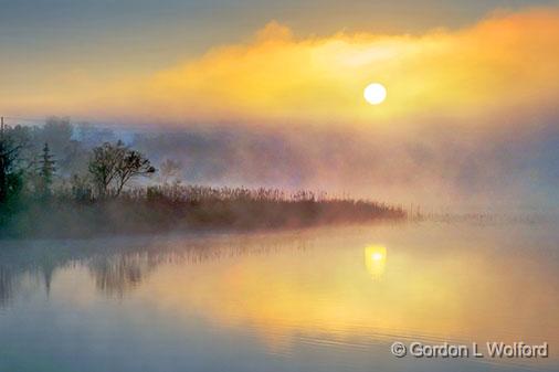 Foggy Rideau Canal Sunrise_DSCF02762-3.jpg - Photographed along the Rideau Canal Waterway near Smiths Falls, Ontario, Canada.